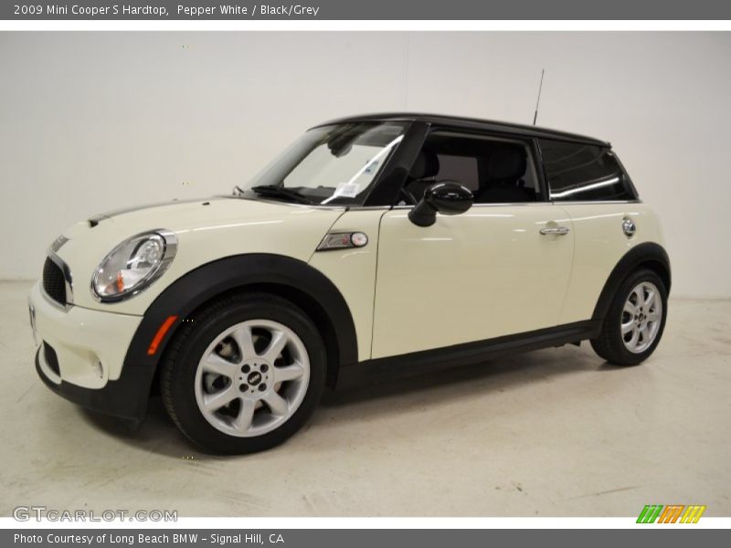 Pepper White / Black/Grey 2009 Mini Cooper S Hardtop