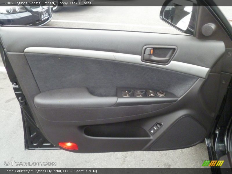Ebony Black / Cocoa 2009 Hyundai Sonata Limited