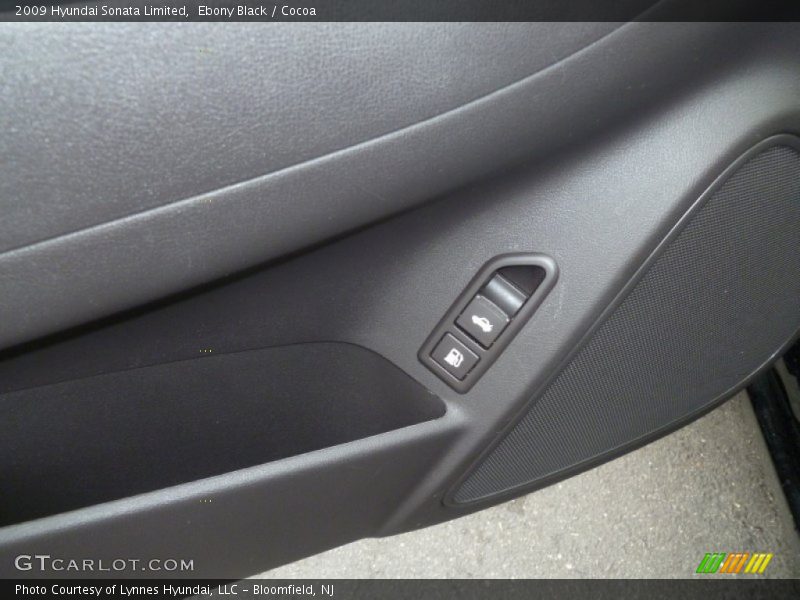 Ebony Black / Cocoa 2009 Hyundai Sonata Limited