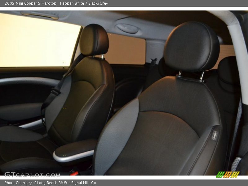Pepper White / Black/Grey 2009 Mini Cooper S Hardtop