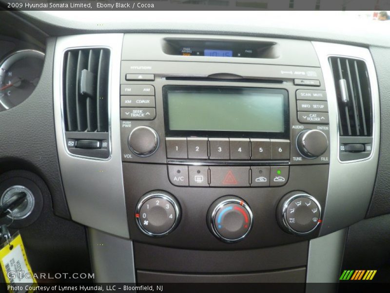 Ebony Black / Cocoa 2009 Hyundai Sonata Limited