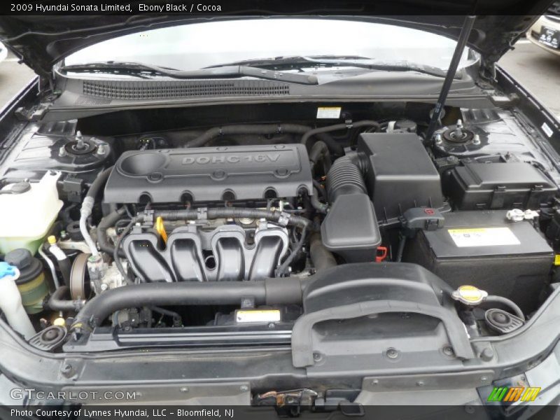 Ebony Black / Cocoa 2009 Hyundai Sonata Limited