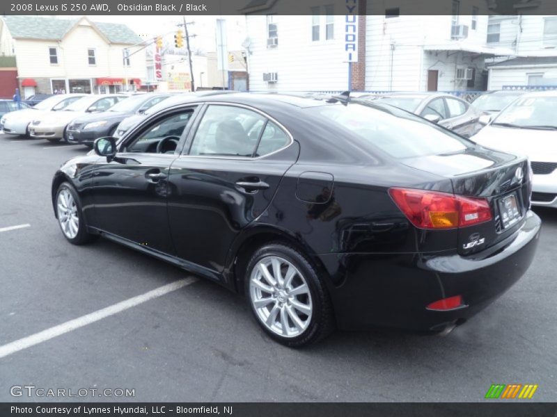 Obsidian Black / Black 2008 Lexus IS 250 AWD