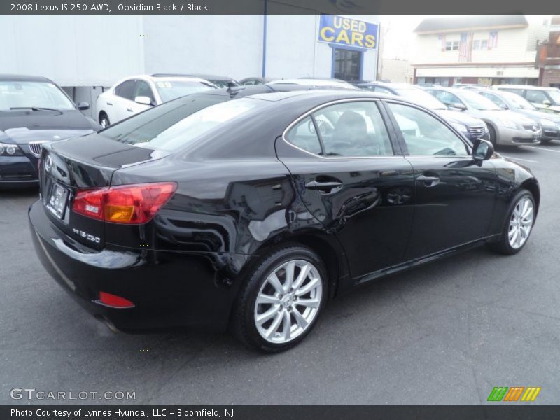 Obsidian Black / Black 2008 Lexus IS 250 AWD