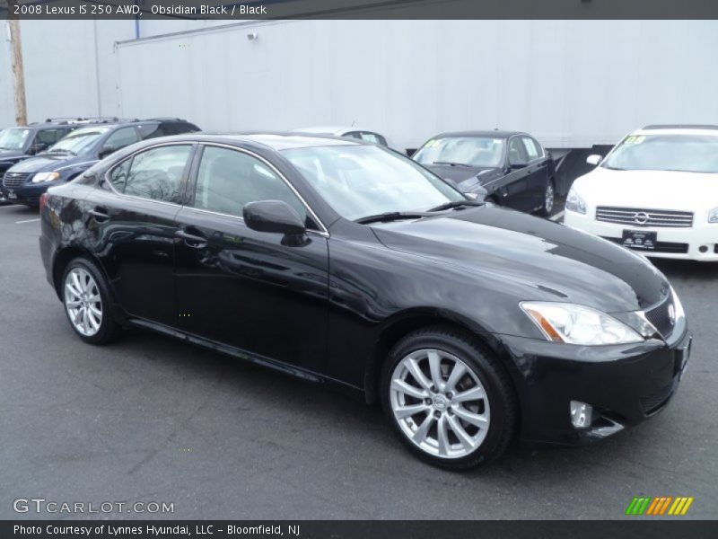Obsidian Black / Black 2008 Lexus IS 250 AWD