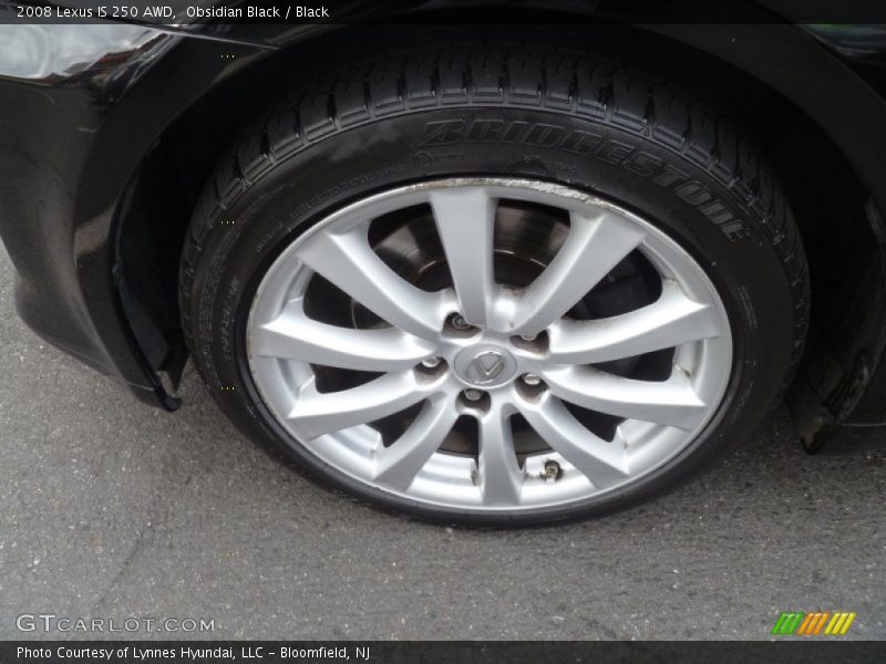 Obsidian Black / Black 2008 Lexus IS 250 AWD