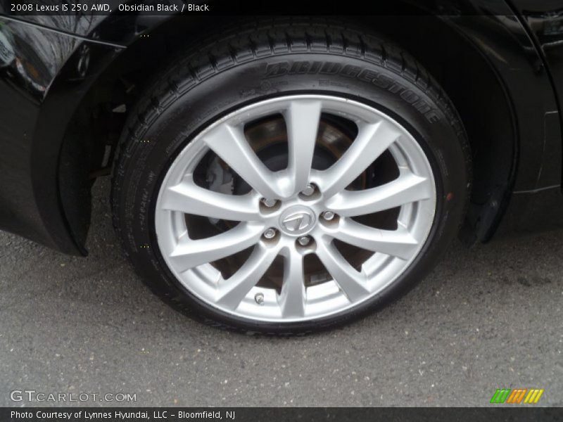 Obsidian Black / Black 2008 Lexus IS 250 AWD