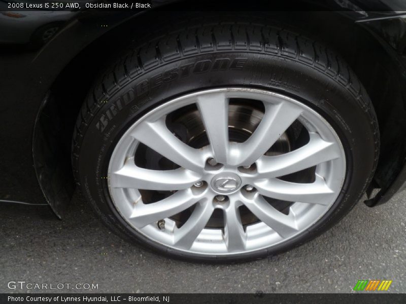 Obsidian Black / Black 2008 Lexus IS 250 AWD