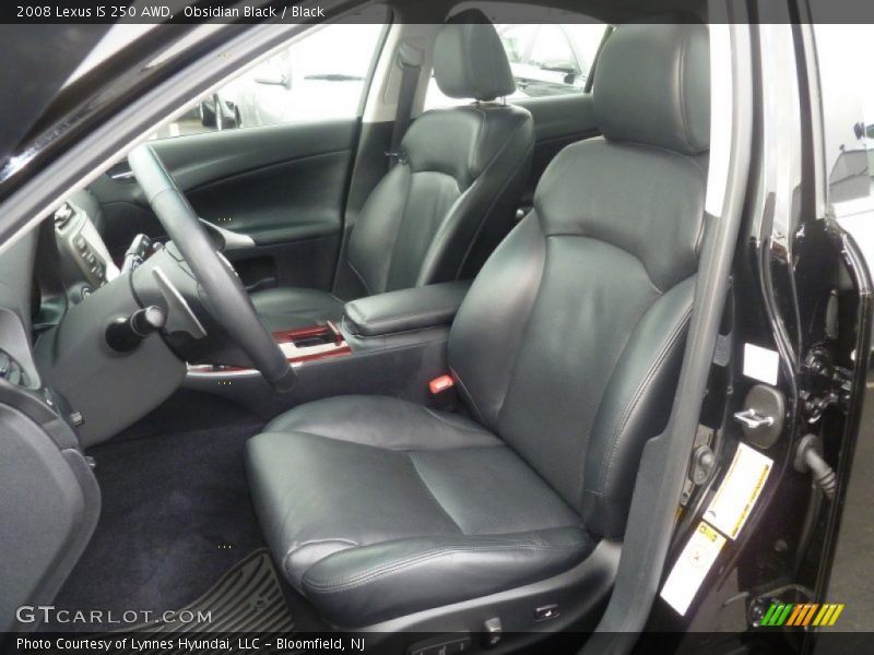 Obsidian Black / Black 2008 Lexus IS 250 AWD