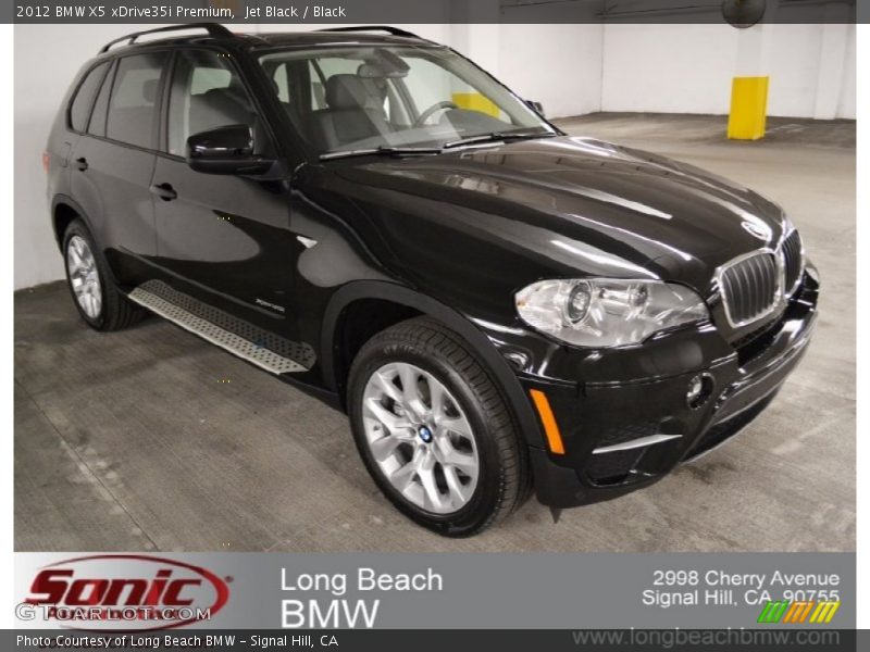 Jet Black / Black 2012 BMW X5 xDrive35i Premium