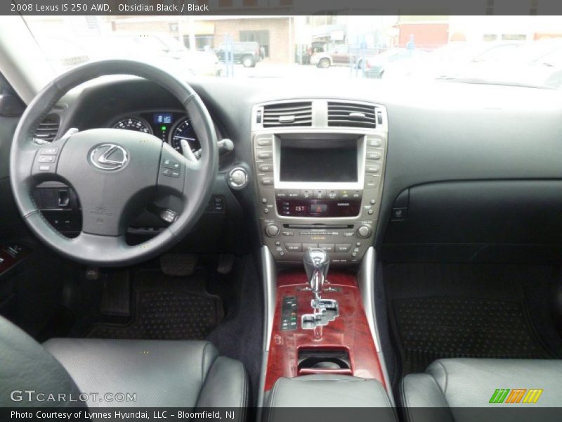 Obsidian Black / Black 2008 Lexus IS 250 AWD