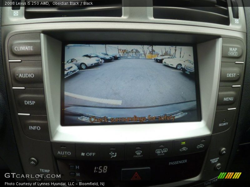 Obsidian Black / Black 2008 Lexus IS 250 AWD