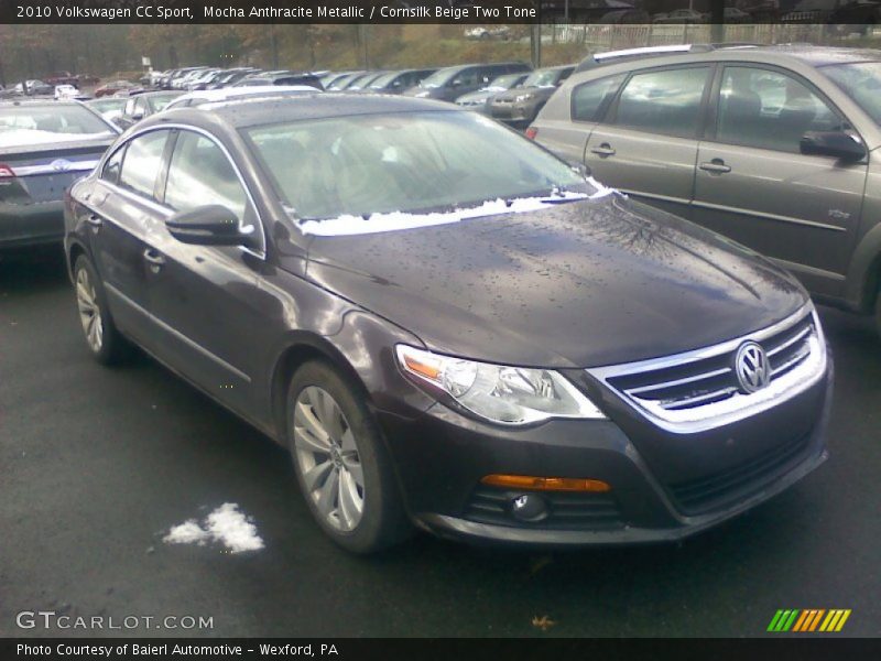 Mocha Anthracite Metallic / Cornsilk Beige Two Tone 2010 Volkswagen CC Sport
