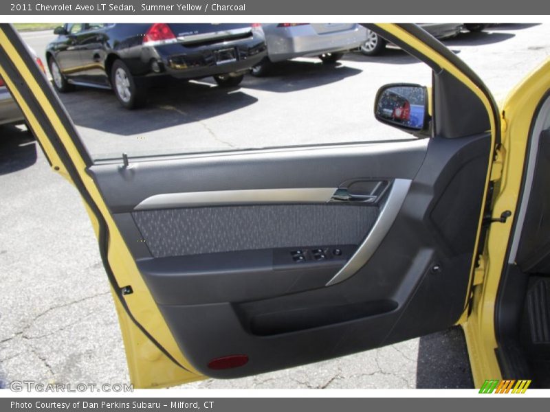 Summer Yellow / Charcoal 2011 Chevrolet Aveo LT Sedan