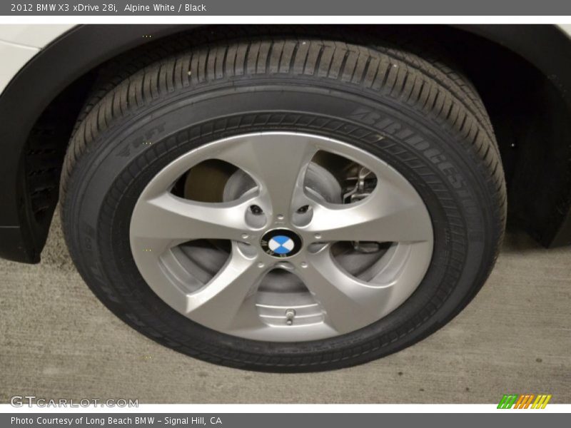 Alpine White / Black 2012 BMW X3 xDrive 28i
