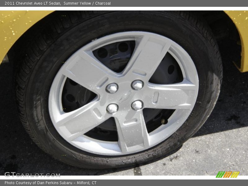 Summer Yellow / Charcoal 2011 Chevrolet Aveo LT Sedan