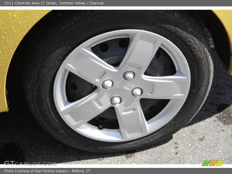 Summer Yellow / Charcoal 2011 Chevrolet Aveo LT Sedan