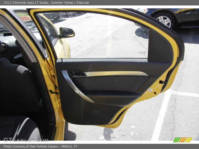 Summer Yellow / Charcoal 2011 Chevrolet Aveo LT Sedan