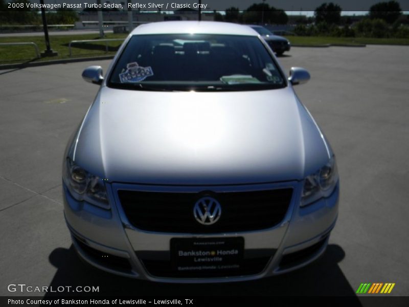 Reflex Silver / Classic Gray 2008 Volkswagen Passat Turbo Sedan
