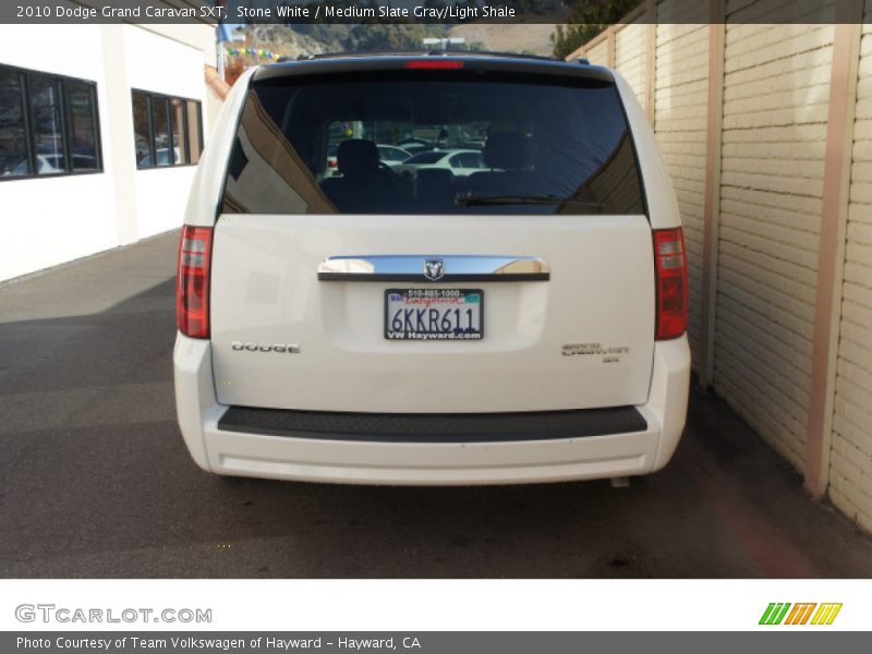 Stone White / Medium Slate Gray/Light Shale 2010 Dodge Grand Caravan SXT