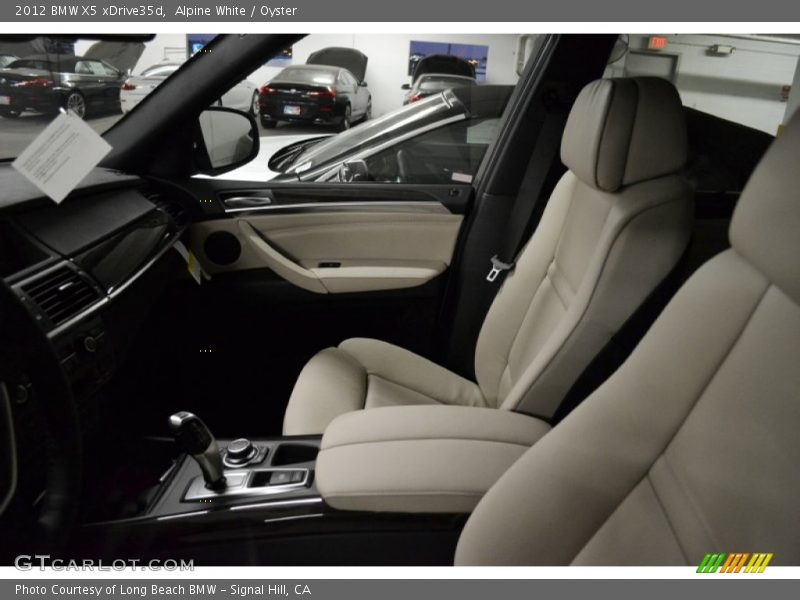 Alpine White / Oyster 2012 BMW X5 xDrive35d