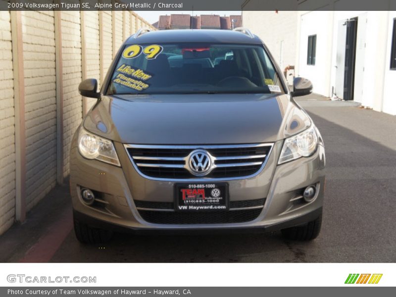 Alpine Grey Metallic / Charcoal 2009 Volkswagen Tiguan SE
