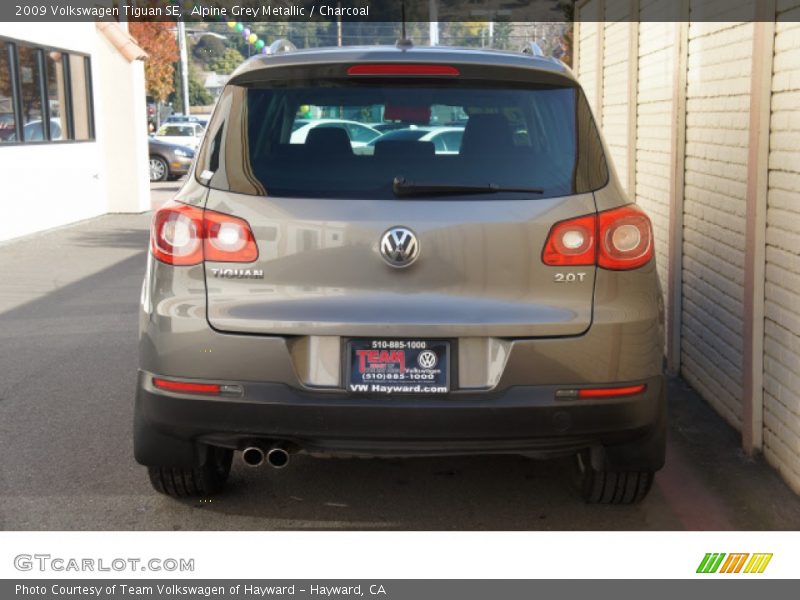 Alpine Grey Metallic / Charcoal 2009 Volkswagen Tiguan SE