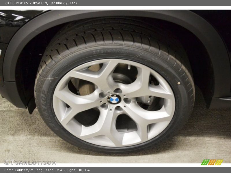 Jet Black / Black 2012 BMW X5 xDrive35d