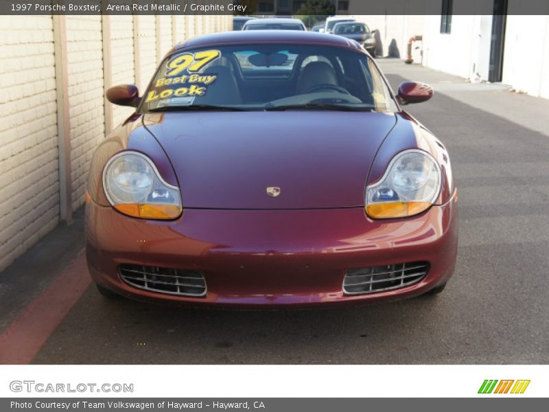 Arena Red Metallic / Graphite Grey 1997 Porsche Boxster