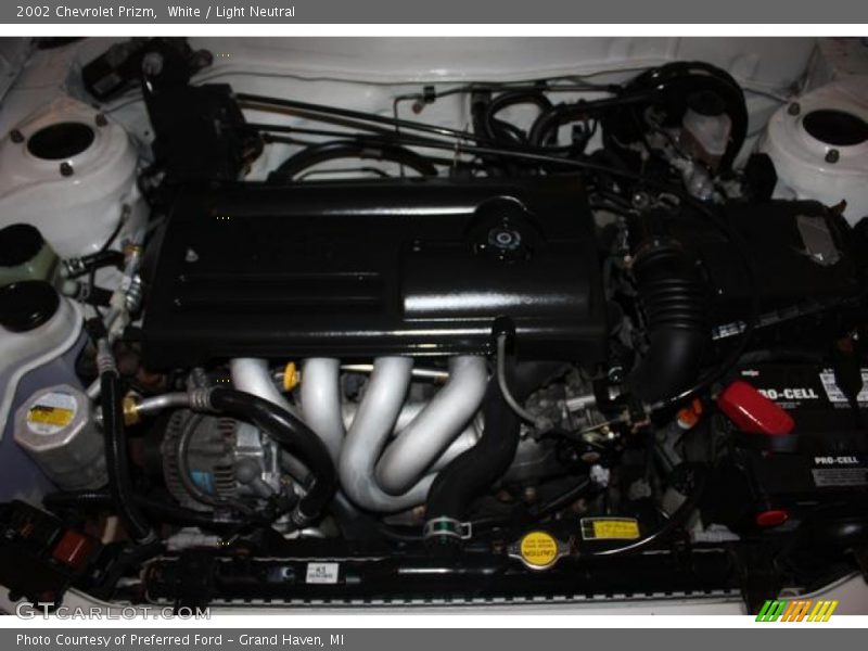  2002 Prizm  Engine - 1.8 Liter DOHC 16-Valve 4 Cylinder