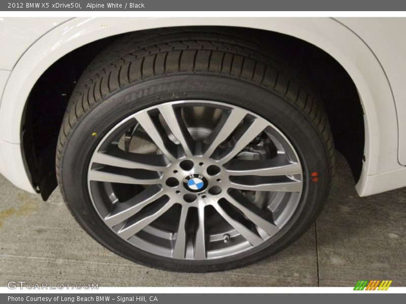 Alpine White / Black 2012 BMW X5 xDrive50i