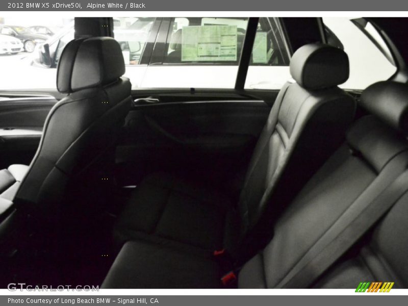 Alpine White / Black 2012 BMW X5 xDrive50i
