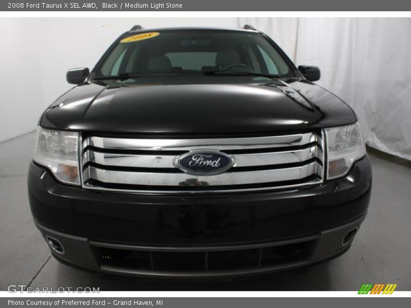 Black / Medium Light Stone 2008 Ford Taurus X SEL AWD