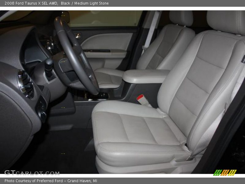 Black / Medium Light Stone 2008 Ford Taurus X SEL AWD