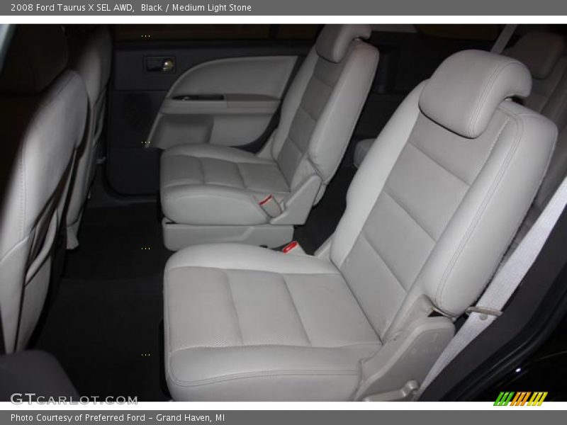 Black / Medium Light Stone 2008 Ford Taurus X SEL AWD