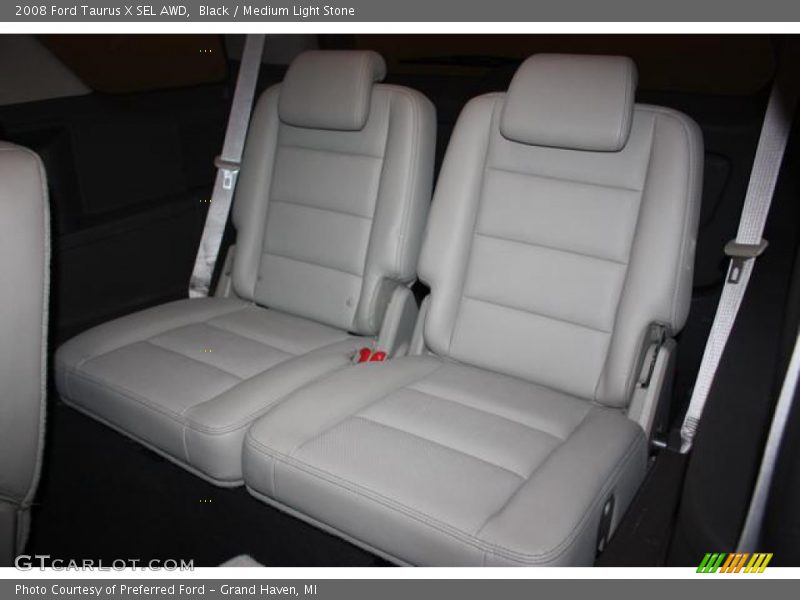 Black / Medium Light Stone 2008 Ford Taurus X SEL AWD