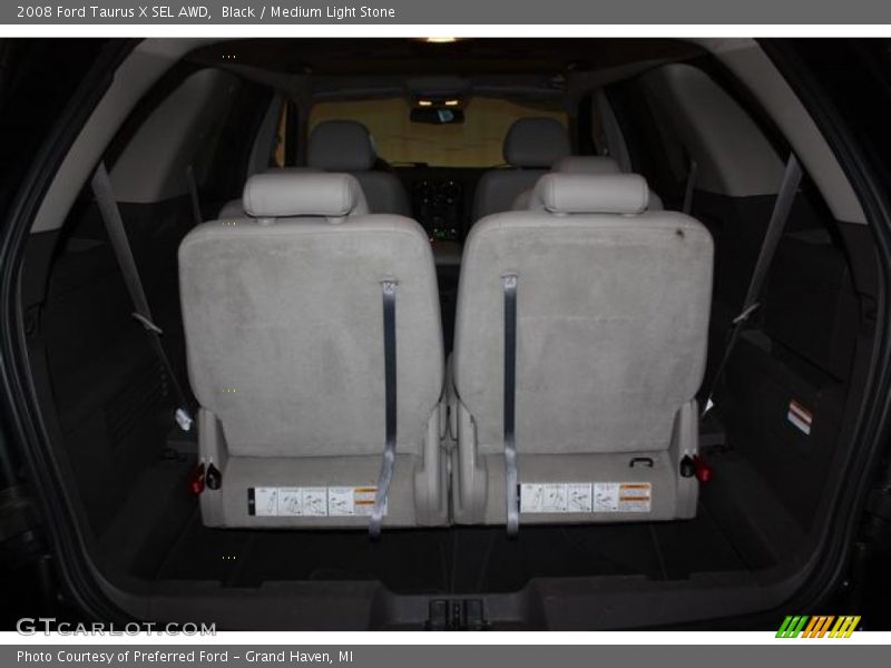 Black / Medium Light Stone 2008 Ford Taurus X SEL AWD