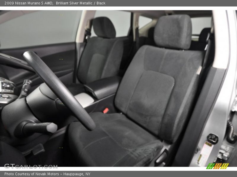 Brilliant Silver Metallic / Black 2009 Nissan Murano S AWD