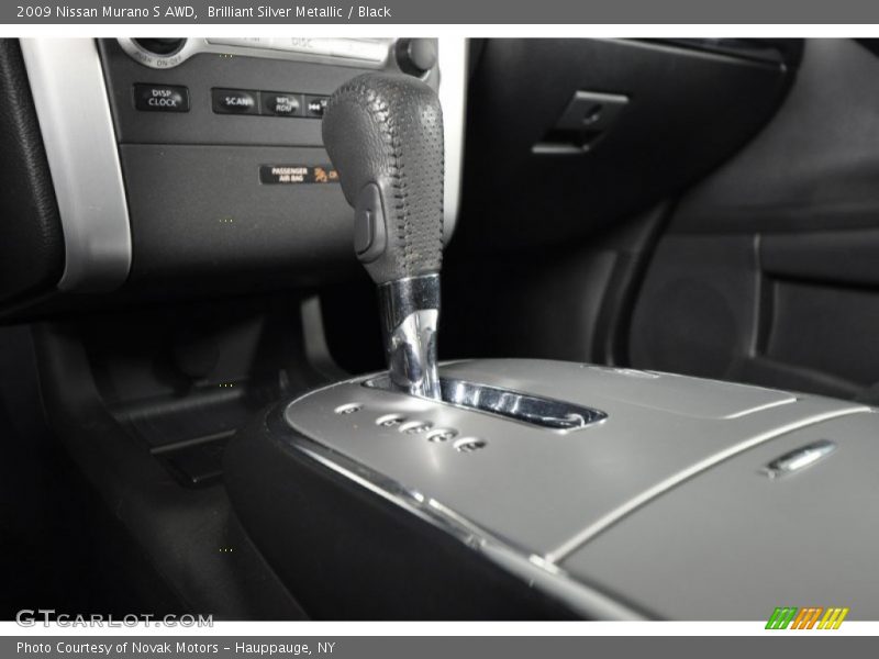 Brilliant Silver Metallic / Black 2009 Nissan Murano S AWD