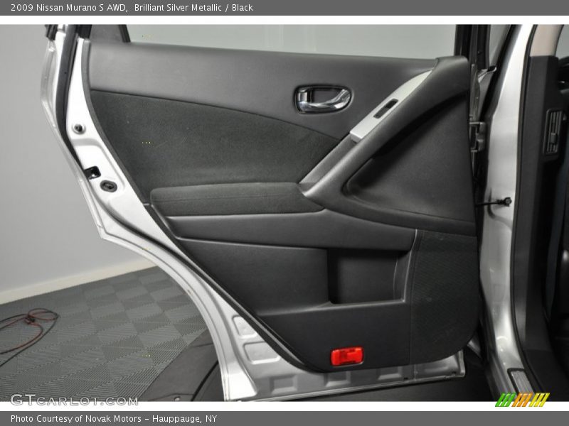 Brilliant Silver Metallic / Black 2009 Nissan Murano S AWD