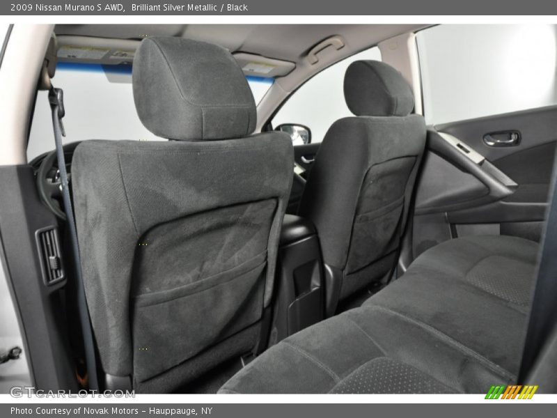 Brilliant Silver Metallic / Black 2009 Nissan Murano S AWD