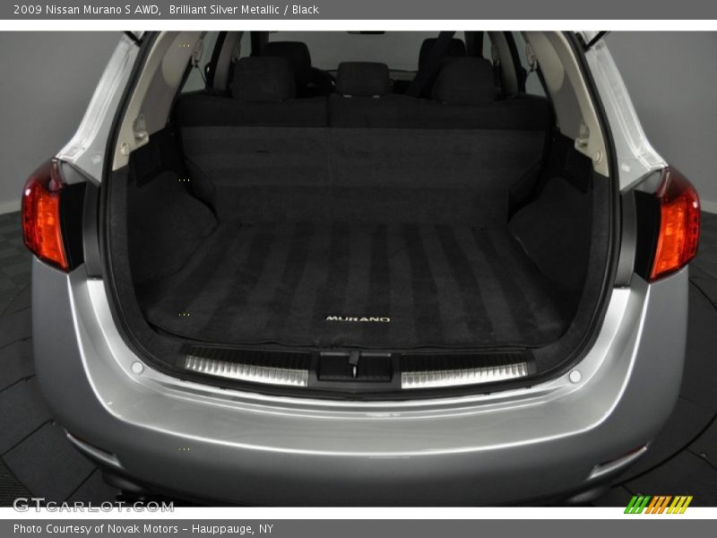 Brilliant Silver Metallic / Black 2009 Nissan Murano S AWD