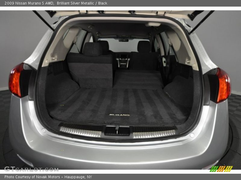 Brilliant Silver Metallic / Black 2009 Nissan Murano S AWD