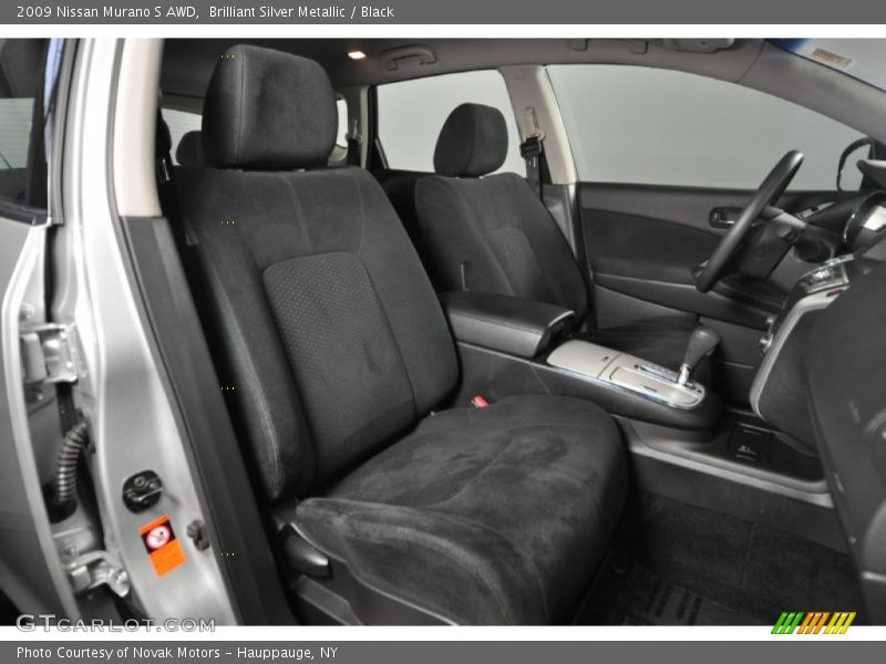 Brilliant Silver Metallic / Black 2009 Nissan Murano S AWD