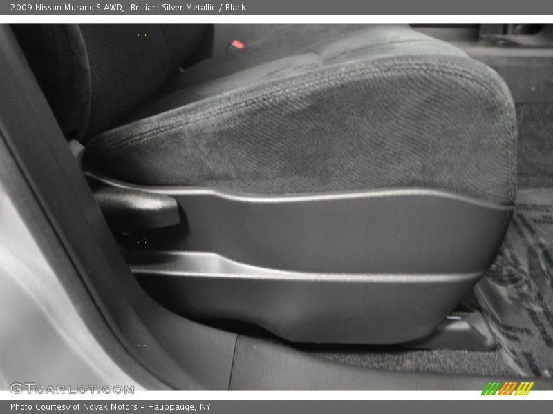 Brilliant Silver Metallic / Black 2009 Nissan Murano S AWD