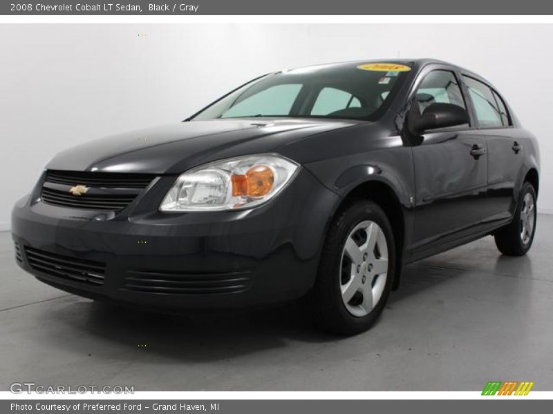 Black / Gray 2008 Chevrolet Cobalt LT Sedan