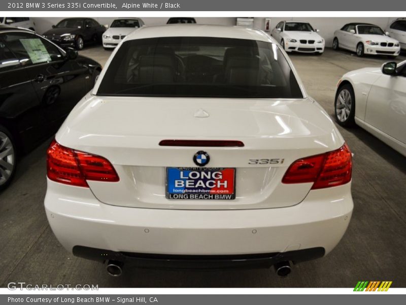 Alpine White / Black 2012 BMW 3 Series 335i Convertible