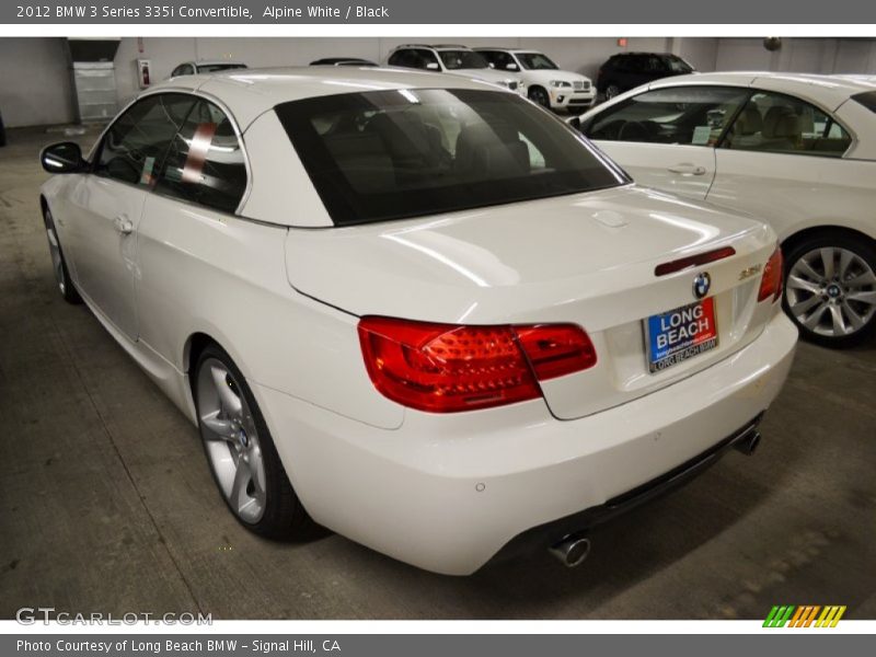 Alpine White / Black 2012 BMW 3 Series 335i Convertible