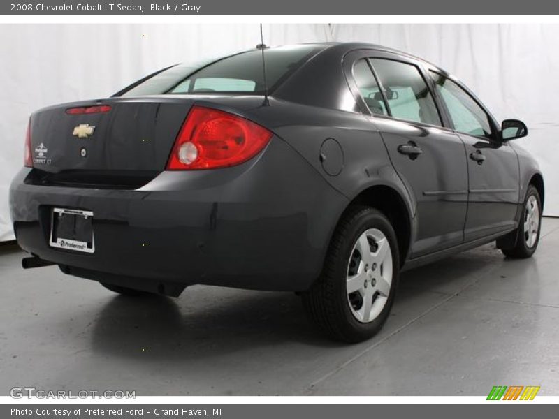 Black / Gray 2008 Chevrolet Cobalt LT Sedan