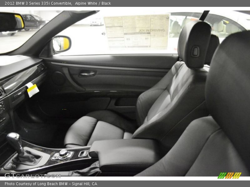 Alpine White / Black 2012 BMW 3 Series 335i Convertible
